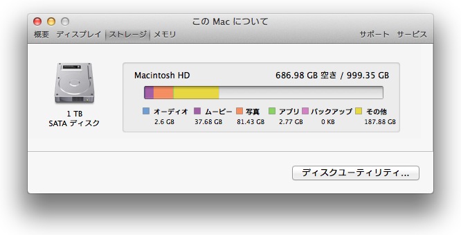 mac hdd セール その他のユーザ