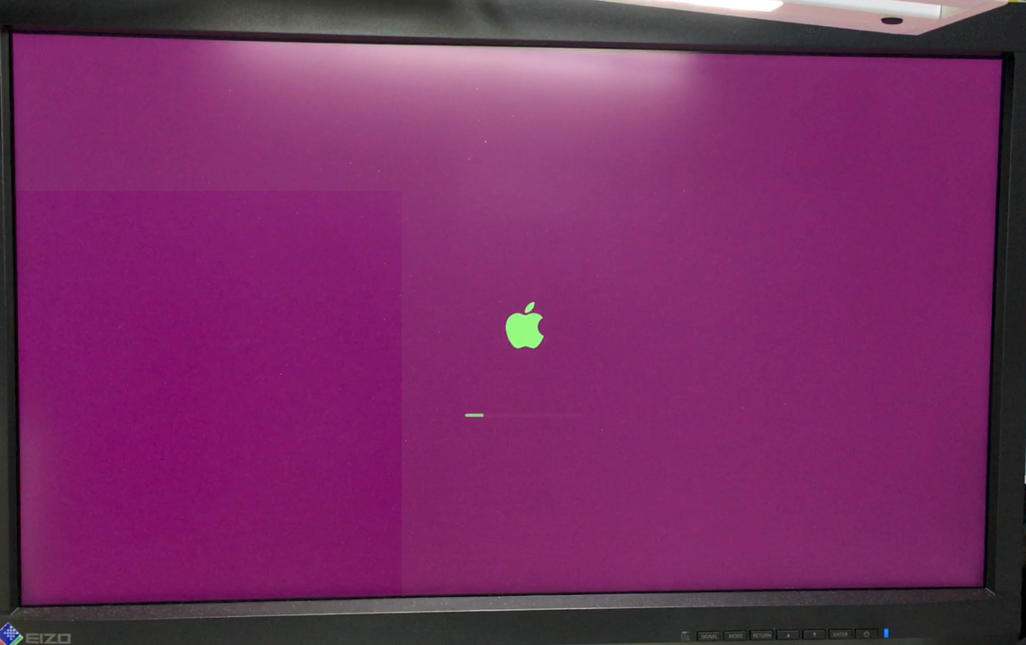 起動画面の色について Apple コミュニティ
