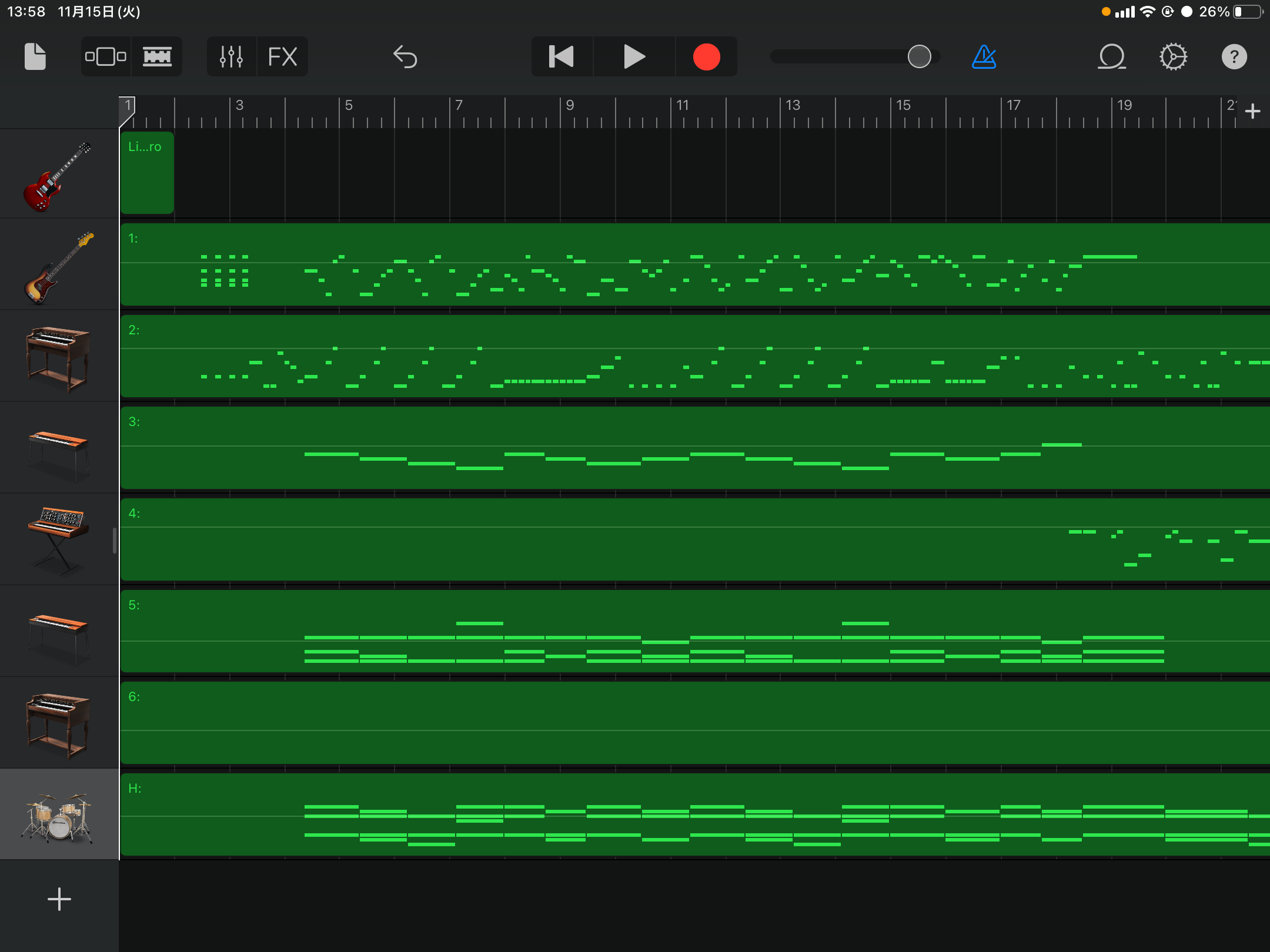 iPad版GarageBandのMID… Apple コミュニティ