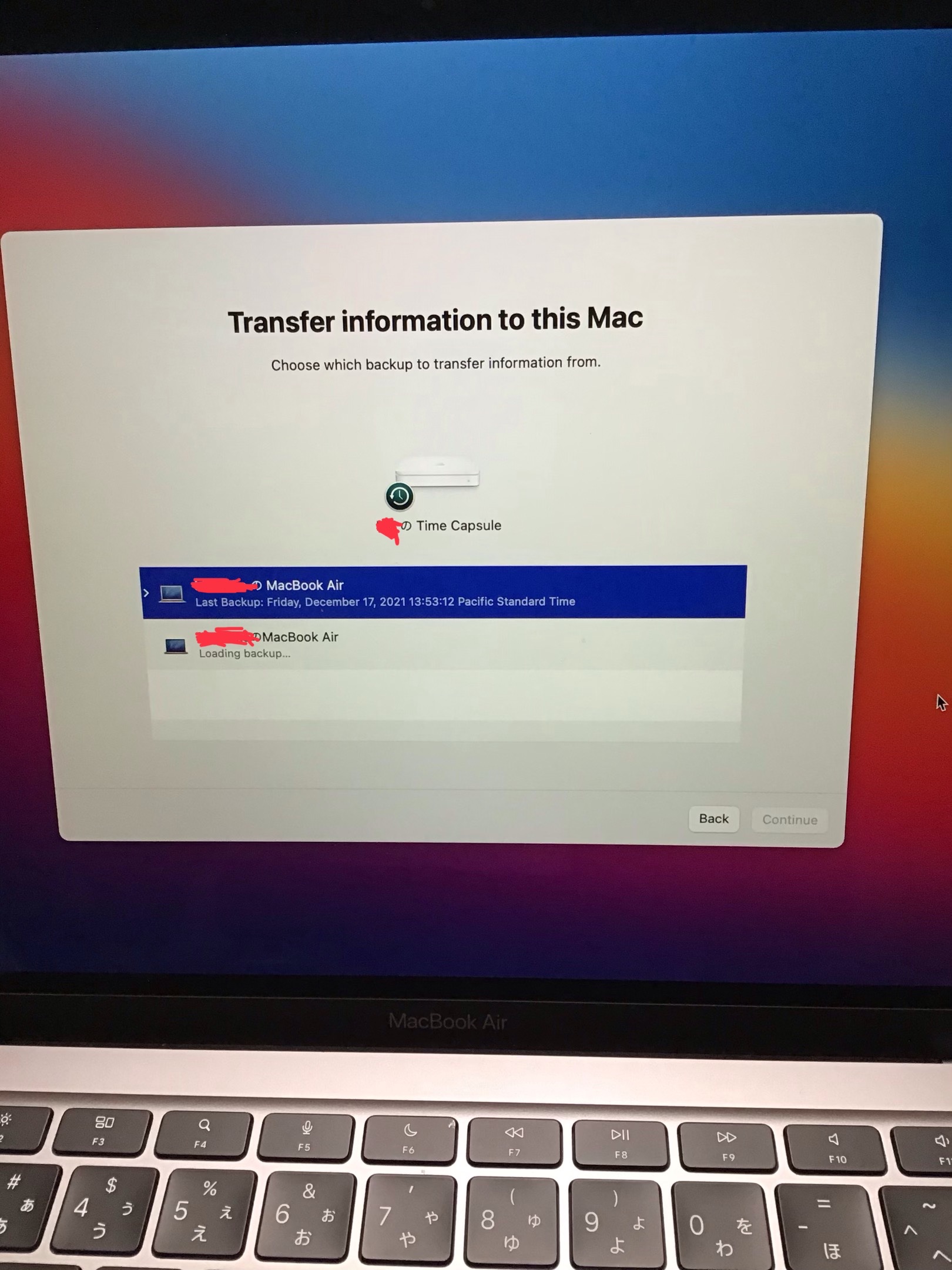 初期化したMac BookにTime … - Apple コミュニティ