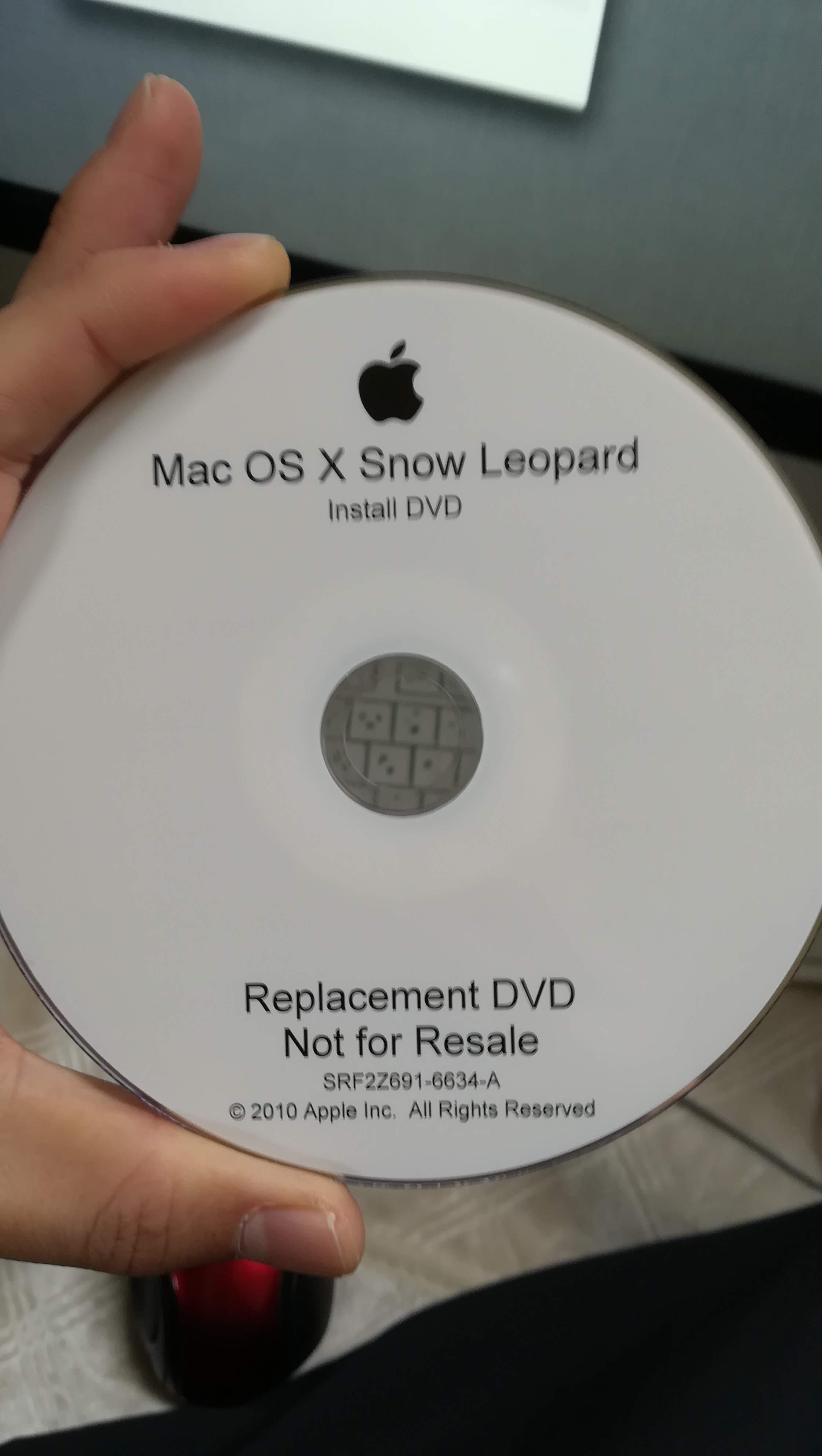 Mac OS 洗わ X インストールDVD レパード